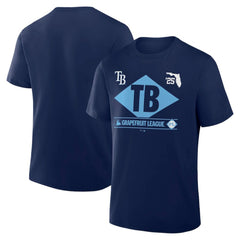 Tampa Bay Rays Fanatics 2025 Spring Training Grapefruit League True Icon T-Shirt - Navy T-shirts