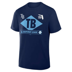 Tampa Bay Rays Fanatics 2025 Spring Training Grapefruit League True Icon T-Shirt - Navy T-shirts