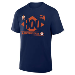 Houston Astros Fanatics 2025 Spring Training Grapefruit League True Icon T-Shirt - Navy T-shirts