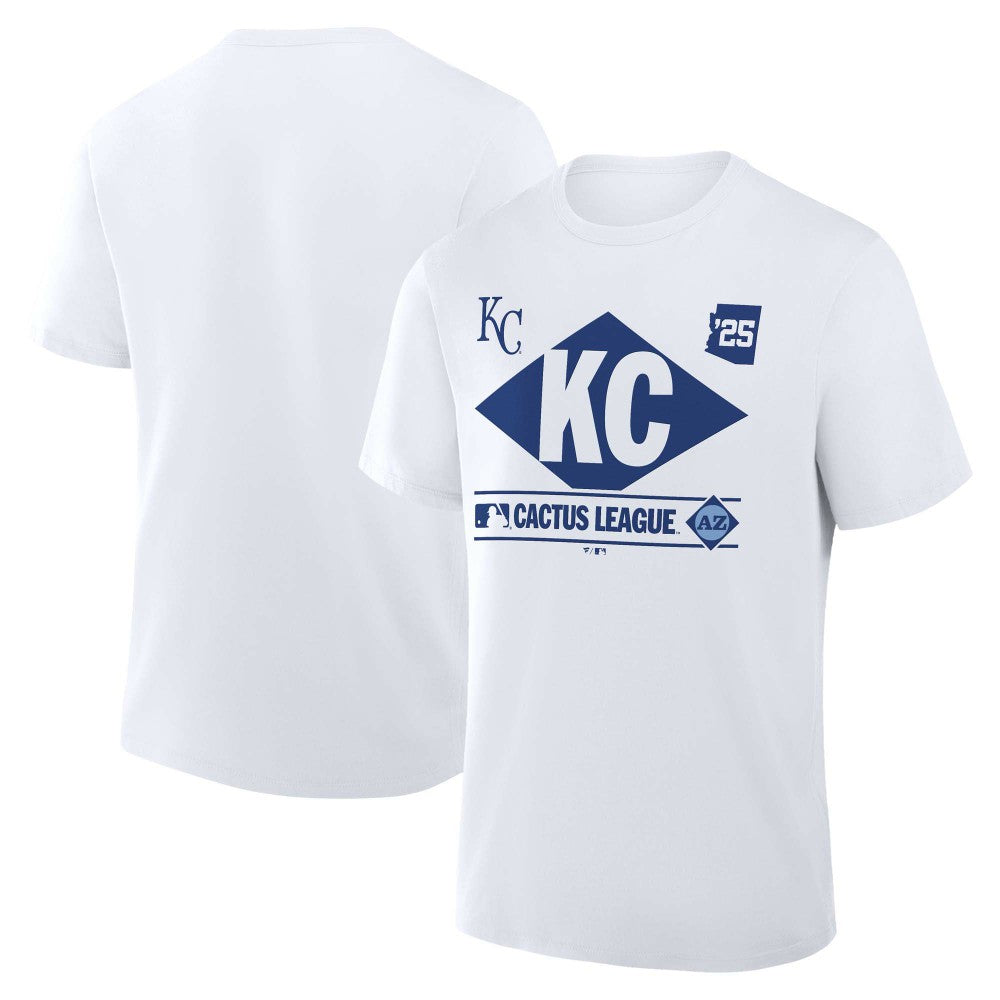 Kansas City Royals Fanatics 2025 Spring Training Cactus League True Icon T-Shirt - White T-shirts