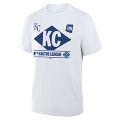 Kansas City Royals Fanatics 2025 Spring Training Cactus League True Icon T-Shirt - White T-shirts