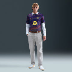 Barcelona Home 2025/26 Academy Pro Pre-Match Top Navy