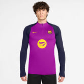 Barcelona 2025/26 Strike Drill Quarter-Zip Long Sleeve Dri-FIT Top Purple