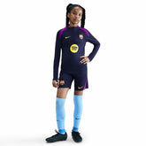 Barcelona Youth 2025/26 Strike Drill Quarter-Zip Dri-FIT Long Sleeve Top Navy