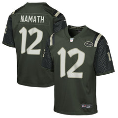 NFL Joe Namath New York Jets Youth 2025 Rivalries Collection Retired Player Game Jersey - Gotham Green