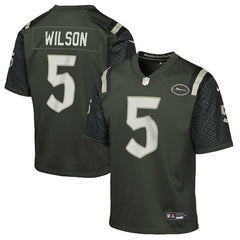 NFL Garrett Wilson New York Jets Youth 2025 Rivalries Collection Game Jersey - Gotham Green