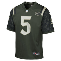 NFL Garrett Wilson New York Jets Youth 2025 Rivalries Collection Game Jersey - Gotham Green