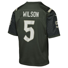 NFL Garrett Wilson New York Jets Youth 2025 Rivalries Collection Game Jersey - Gotham Green