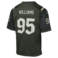 NFL Quinnen Williams New York Jets Youth 2025 Rivalries Collection Game Jersey - Gotham Green