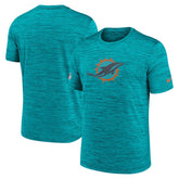 Miami Dolphins 2025 Rivalries Collection Sideline Velocity Dri-FIT T-Shirt Turbo Green