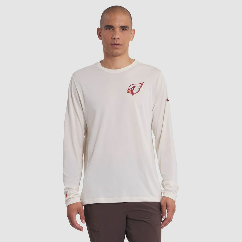 Arizona Cardinals 2025 Rivalries Collection Sideline Legend Dri-FIT Long Sleeve T-Shirt Natural