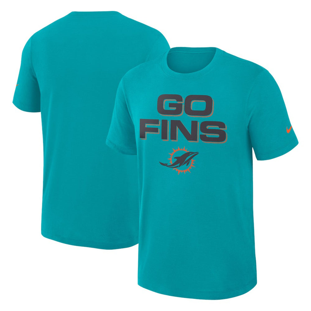 Miami Dolphins 2025 Rivalries Collection Slub Dri-FIT T-Shirt Turbo Green
