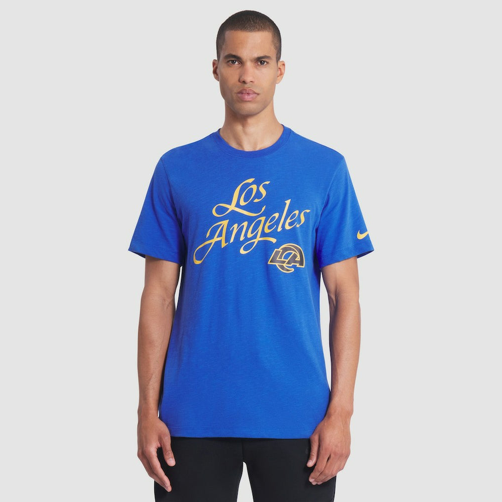 Los Angeles Rams 2025 Rivalries Collection Slub Dri-FIT T-Shirt Royal