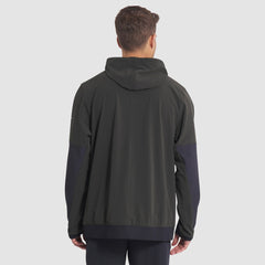 New York Jets 2025 Rivalries Collection Sideline Anorak Half-Zip Hoodie Jacket Gotham Green