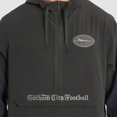 New York Jets 2025 Rivalries Collection Sideline Anorak Half-Zip Hoodie Jacket Gotham Green