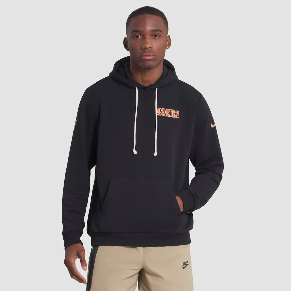 San Francisco 49ers 2025 Rivalries Collection Standard Issue Sideline Dri-FIT Hoodie Black