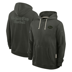 New York Jets 2025 Rivalries Collection Standard Issue Sideline Dri-FIT Hoodie Gotham Green
