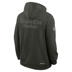 New York Jets 2025 Rivalries Collection Standard Issue Sideline Dri-FIT Hoodie Gotham Green