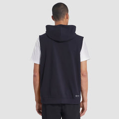 Los Angeles Rams 2025 Rivalries Collection Standard Issue Sideline Dri-FIT Sleeveless Hoodie Midnight Blue
