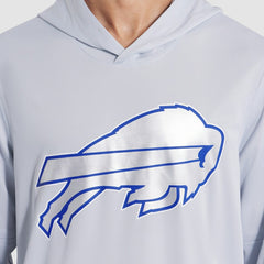Buffalo Bills 2025 Rivalries Collection Sideline Dri-FIT Long Sleeve Hoodie T-Shirt Silver