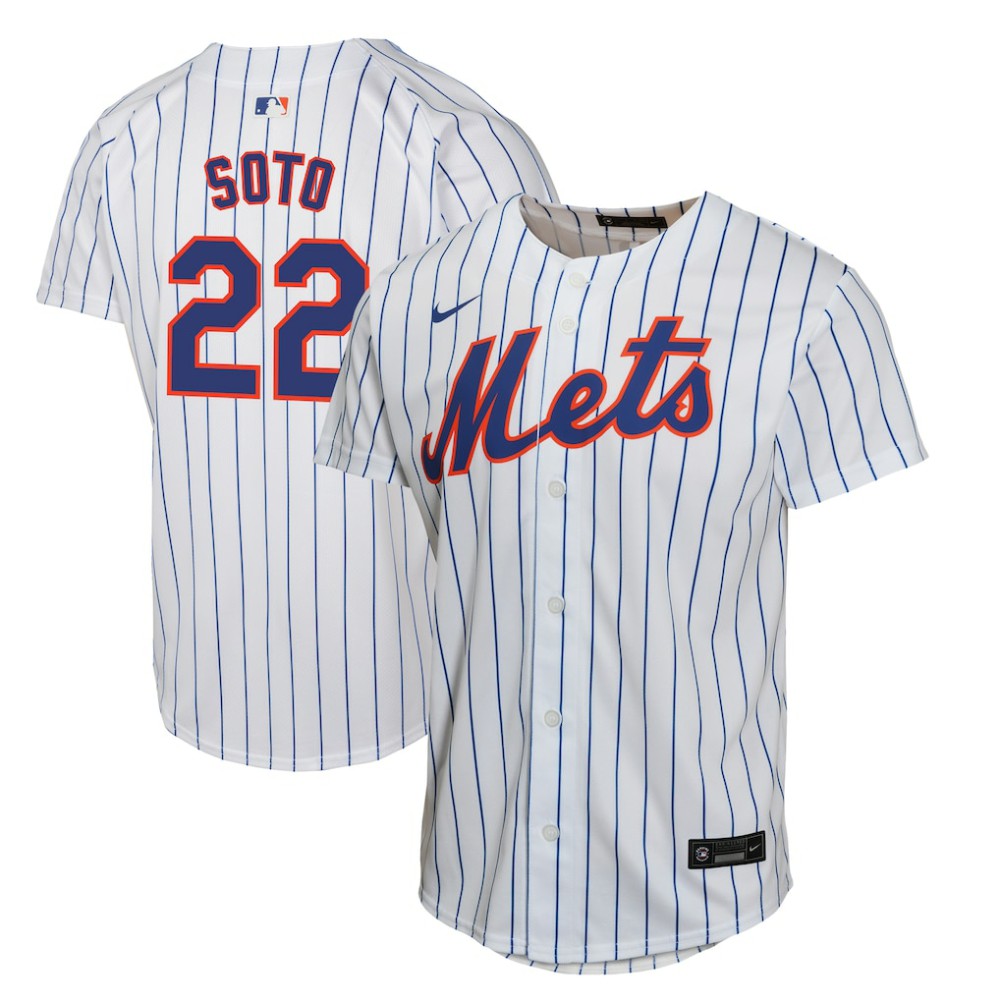MLB Juan Soto New York Mets Nike Youth Home Game Player Jersey - White
