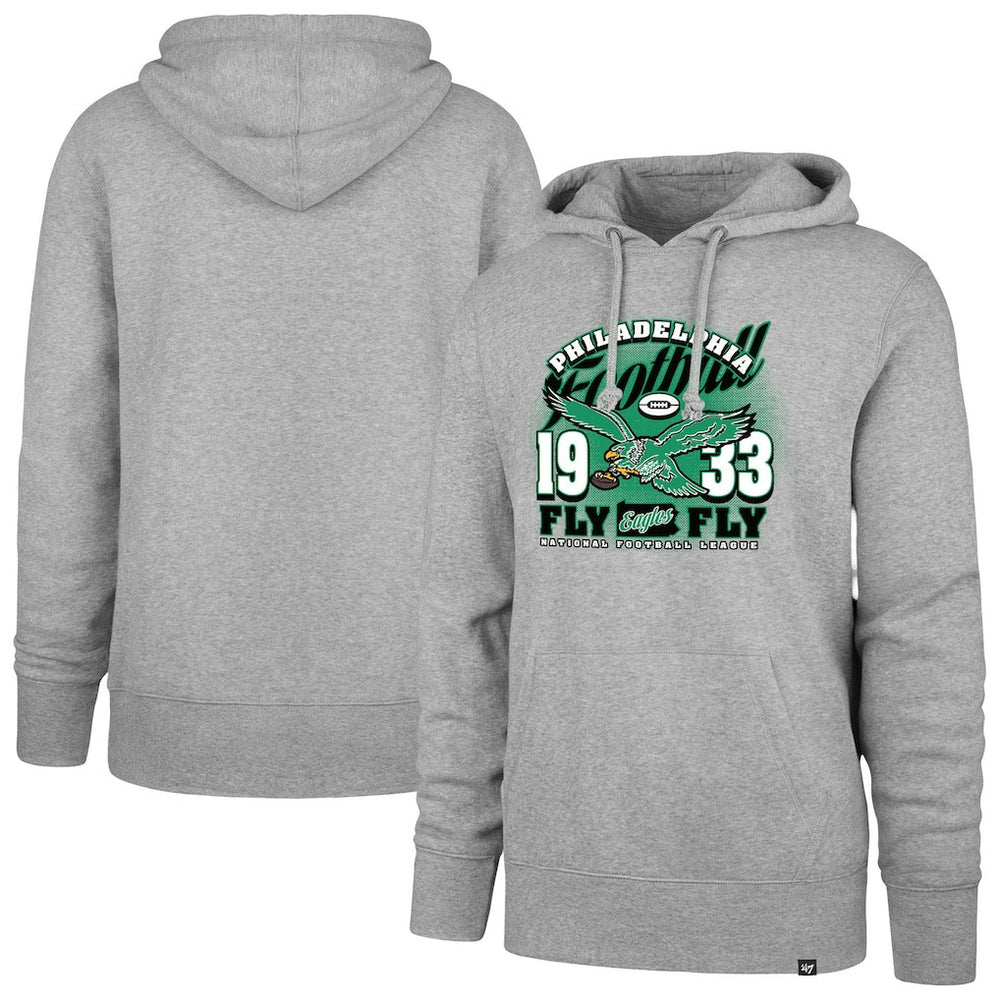 Philadelphia Eagles '47 Regional Headline Pullover Hoodie Gray