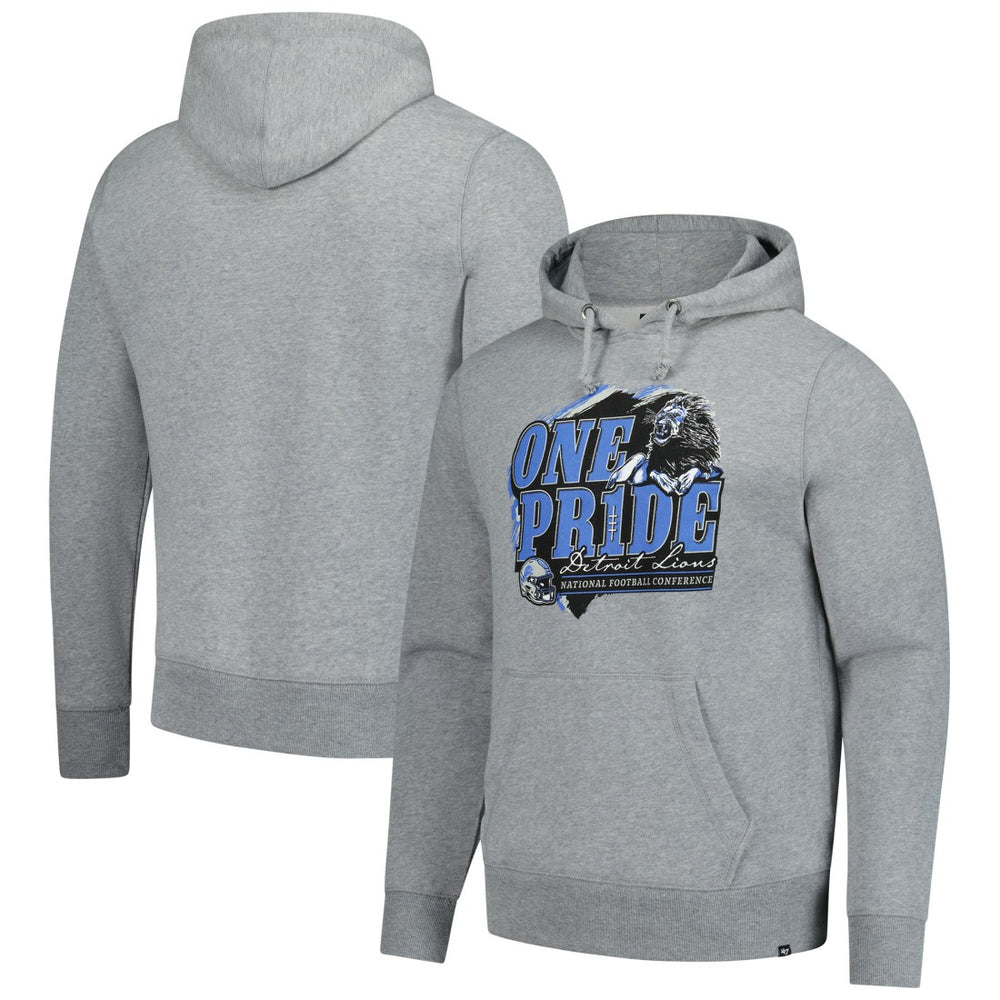 Detroit Lions '47 Regional Headline Pullover Hoodie Gray