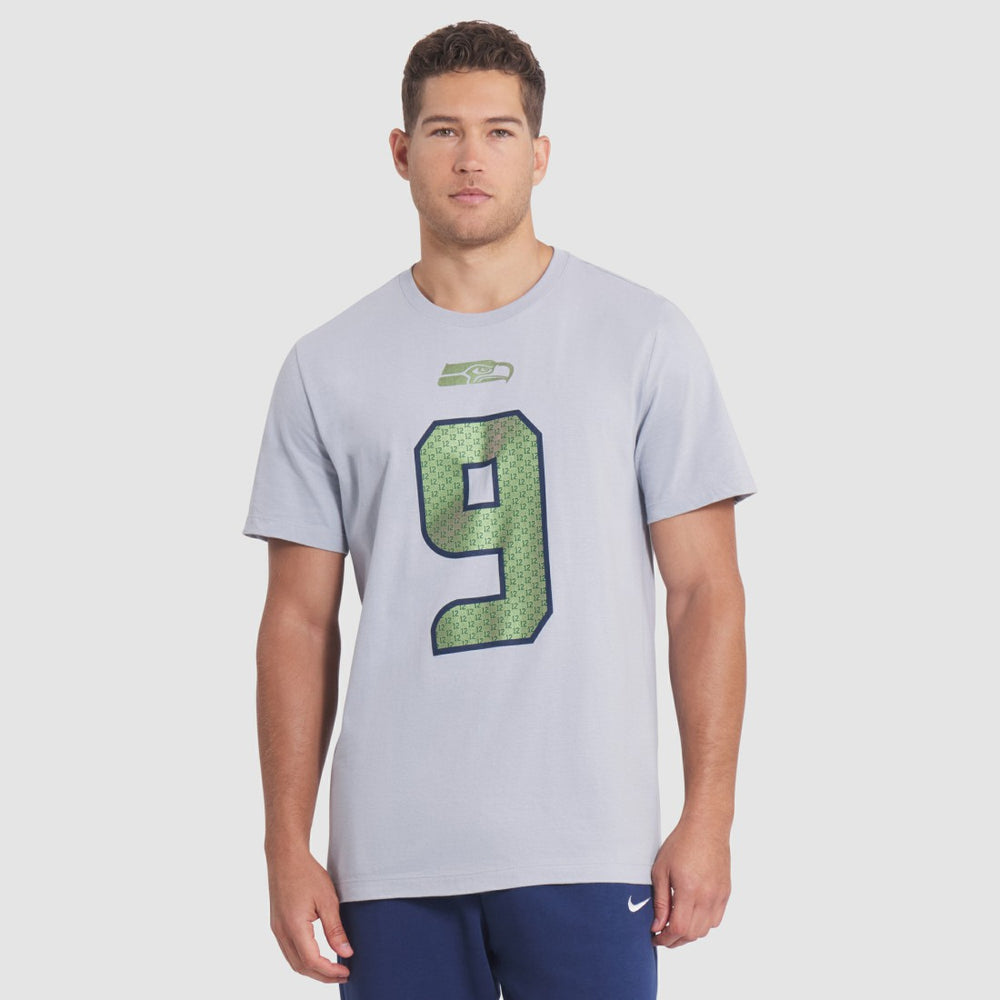 Kenneth Walker III Seattle Seahawks 2025 Rivalries Collection Player Name & Number T-Shirt Wolf Gray