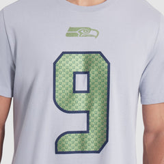 Kenneth Walker III Seattle Seahawks 2025 Rivalries Collection Player Name & Number T-Shirt Wolf Gray