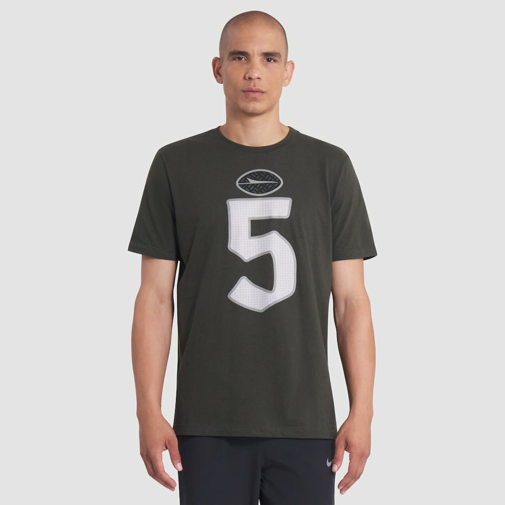 Garrett Wilson New York Jets 2025 Rivalries Collection Player Name & Number T-Shirt Gotham Green