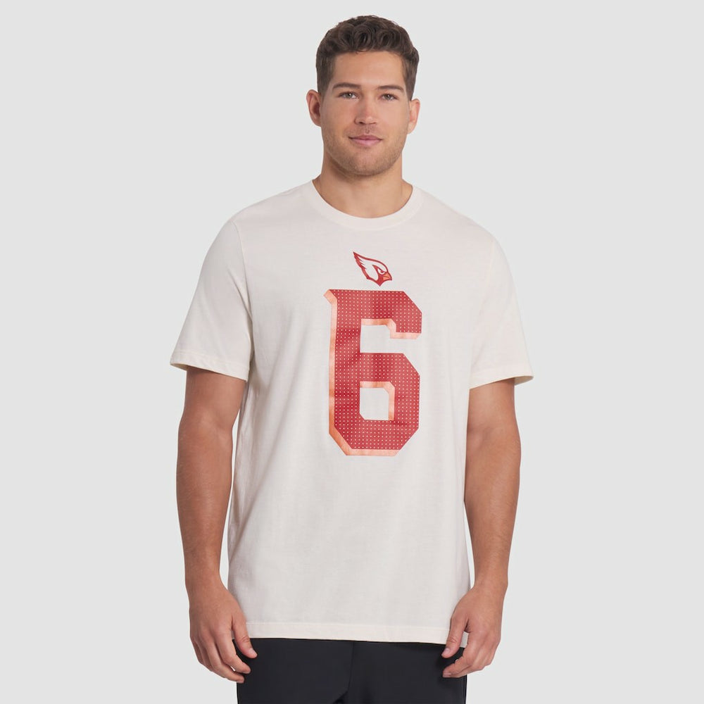 James Conner Arizona Cardinals 2025 Rivalries Collection Player Name & Number T-Shirt Natural