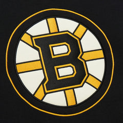 NHL Boston Bruins Heritage Lace-Up Pullover Sweatshirt - Black
