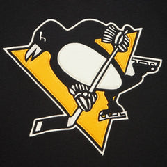 NHL Pittsburgh Penguins Heritage Lace-Up Pullover Sweatshirt - Black