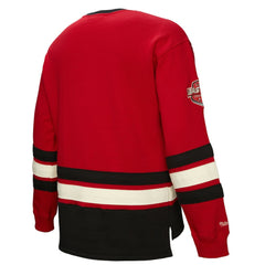 NHL New Jersey Devils Heritage Lace-Up Pullover Sweatshirt - Red