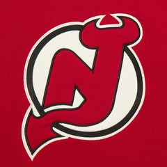 NHL New Jersey Devils Heritage Lace-Up Pullover Sweatshirt - Red
