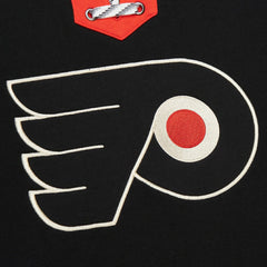 NHL Philadelphia Flyers Heritage Lace-Up Pullover Sweatshirt - Black