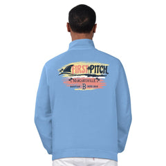 Boston Red Sox Margaritaville First Pitch Quarter-Zip Pullover Top - Light Blue Pullover