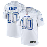 NFL Khalil Shakir Buffalo Bills 2025 Rivalries Collection Game Jersey - White