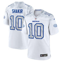 NFL Khalil Shakir Buffalo Bills 2025 Rivalries Collection Game Jersey - White