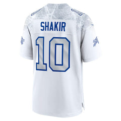 NFL Khalil Shakir Buffalo Bills 2025 Rivalries Collection Game Jersey - White