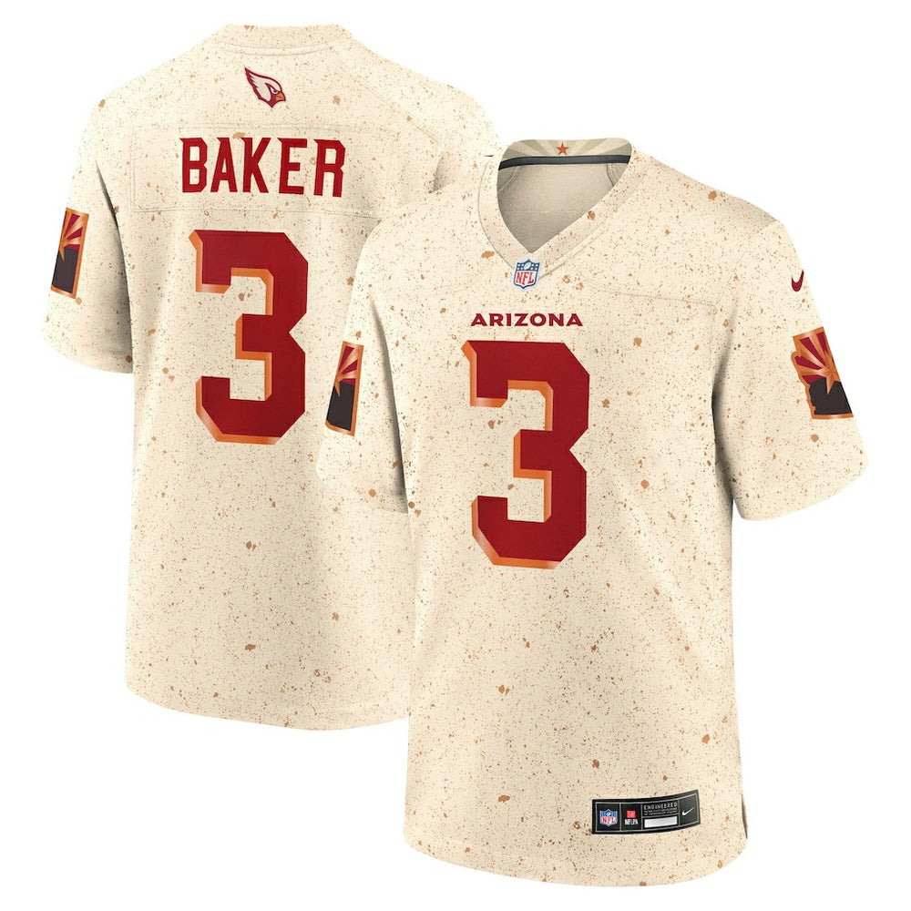 NFL Budda Baker Arizona Cardinals 2025 Rivalries Collection Game Jersey - Natural