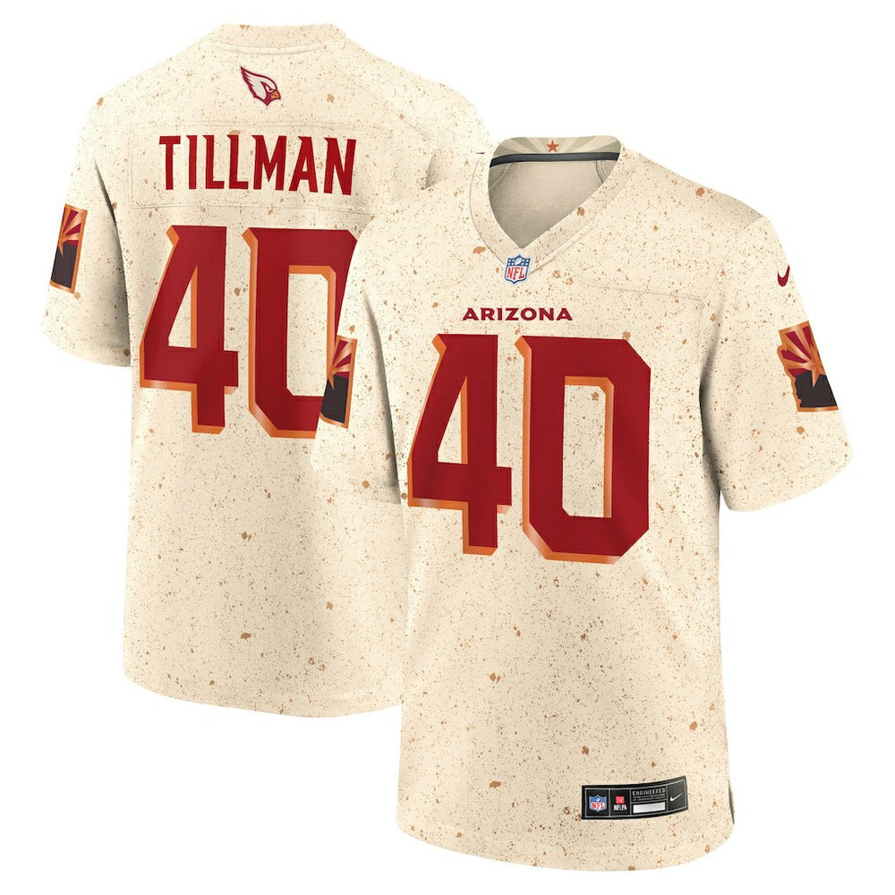 NFL Pat Tillman Arizona Cardinals 2025 Rivalries Collection Retired Player Game Jersey - Natural