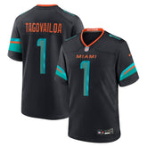 NFL Tua Tagovailoa Miami Dolphins 2025 Rivalries Collection Game Jersey - Pitch Blue