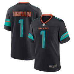 NFL Tua Tagovailoa Miami Dolphins 2025 Rivalries Collection Game Jersey - Pitch Blue