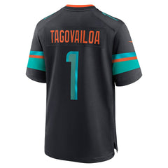 NFL Tua Tagovailoa Miami Dolphins 2025 Rivalries Collection Game Jersey - Pitch Blue