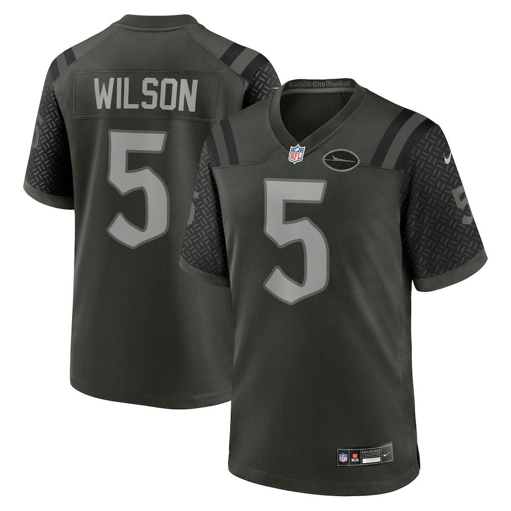 NFL Garrett Wilson New York Jets 2025 Rivalries Collection Game Jersey - Gotham Green