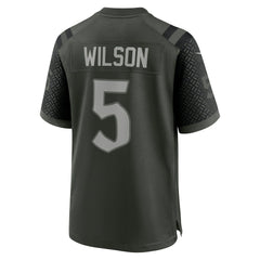 NFL Garrett Wilson New York Jets 2025 Rivalries Collection Game Jersey - Gotham Green