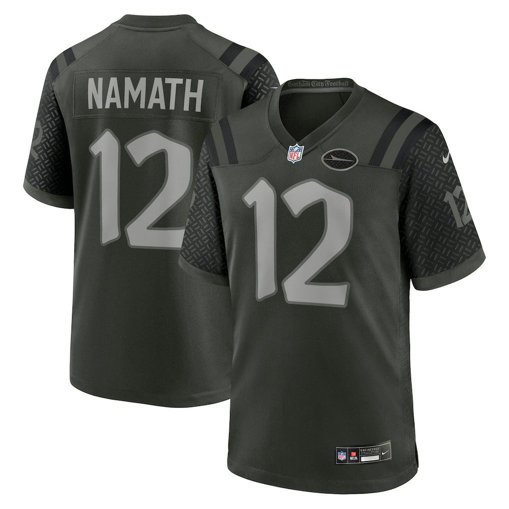 NFL Joe Namath New York Jets 2025 Rivalries Collection Retired Player Game Jersey - Gotham Green