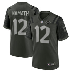 NFL Joe Namath New York Jets 2025 Rivalries Collection Retired Player Game Jersey - Gotham Green