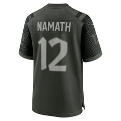 NFL Joe Namath New York Jets 2025 Rivalries Collection Retired Player Game Jersey - Gotham Green